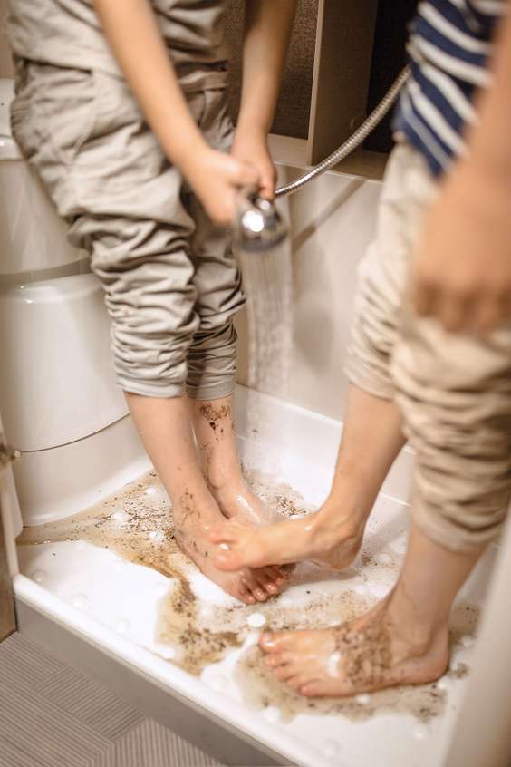 Snabbt ren igen. Om du gärna duschar kan alla planlösningar kompletteras med duschutrustning (tilläggsutrustning)