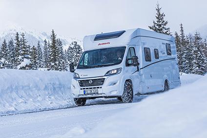 Vintercamping med Dethleffs husbilar